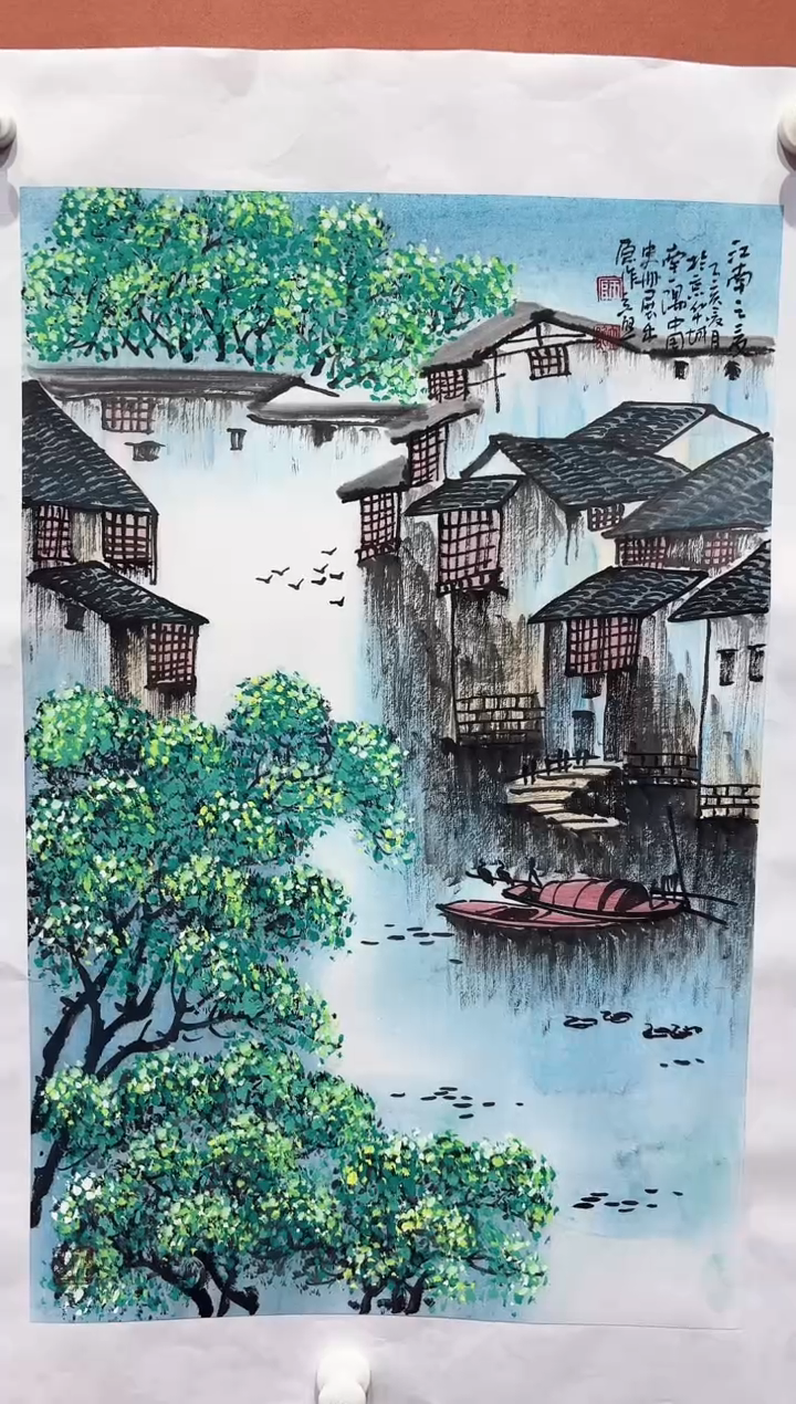 国画师立照老师国画作品