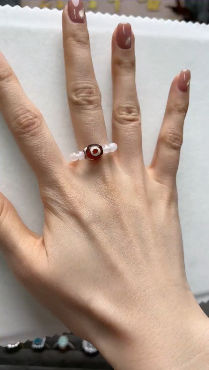 【闪购商品】玛瑙/玉髓戒指未镶嵌th5964