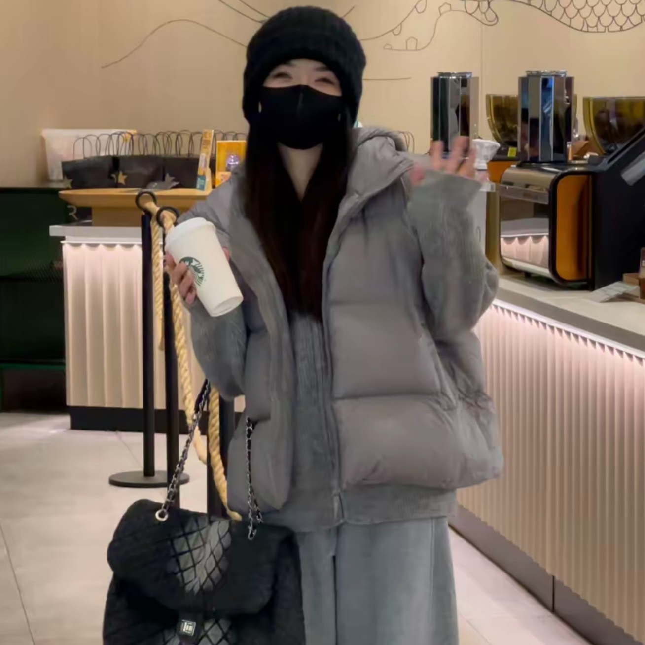 2025新款90%白鸭绒羽绒服马甲简约加厚韩版宽松秋冬坎肩立领背心