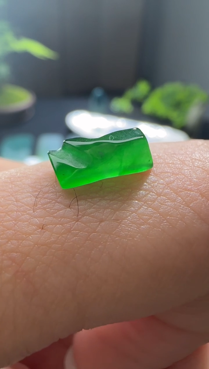 【闪购商品】定制翡翠18K金镶嵌缅甸A货翡翠