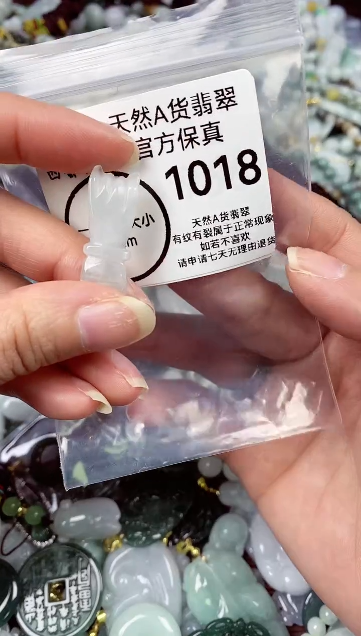 【闪购商品】翡翠颈饰未镶嵌天然A货翡翠1018