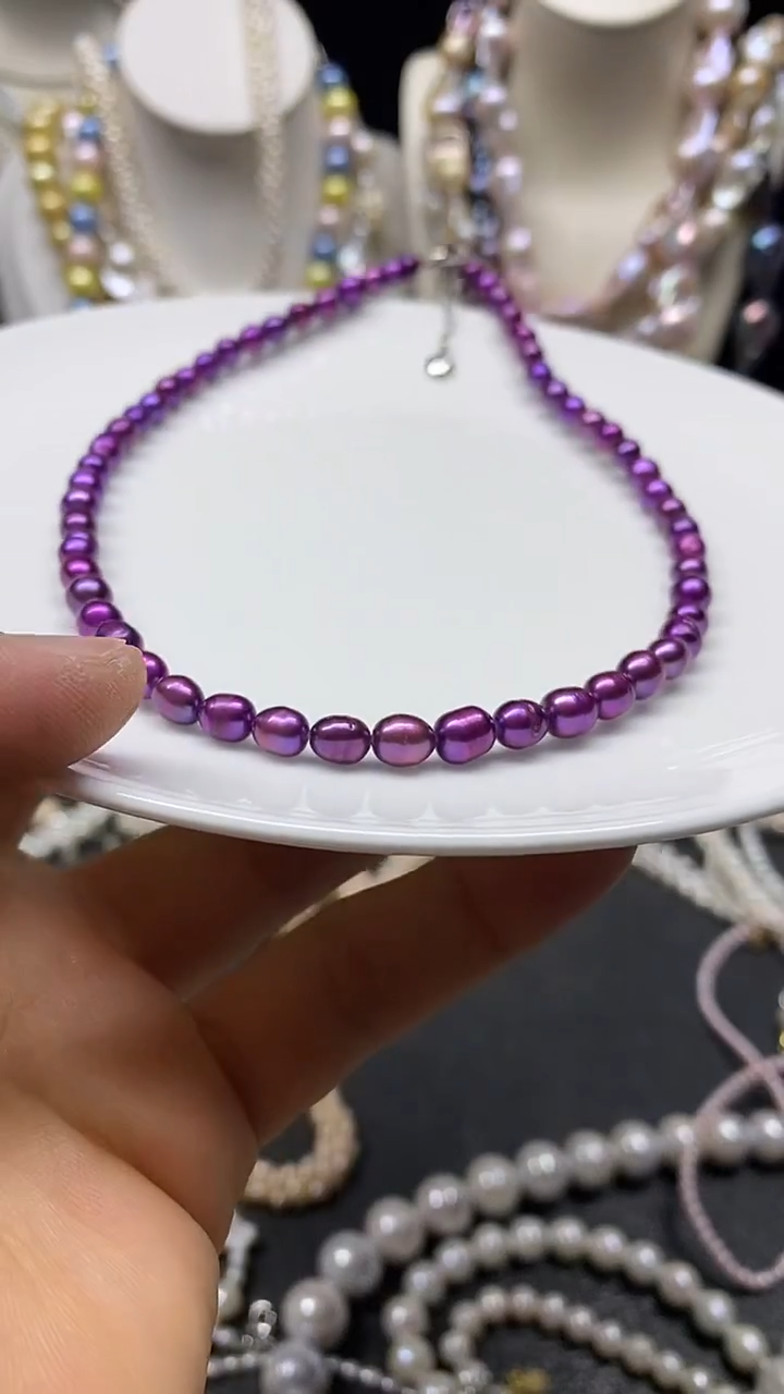 颈饰未镶嵌淡水珍珠多人