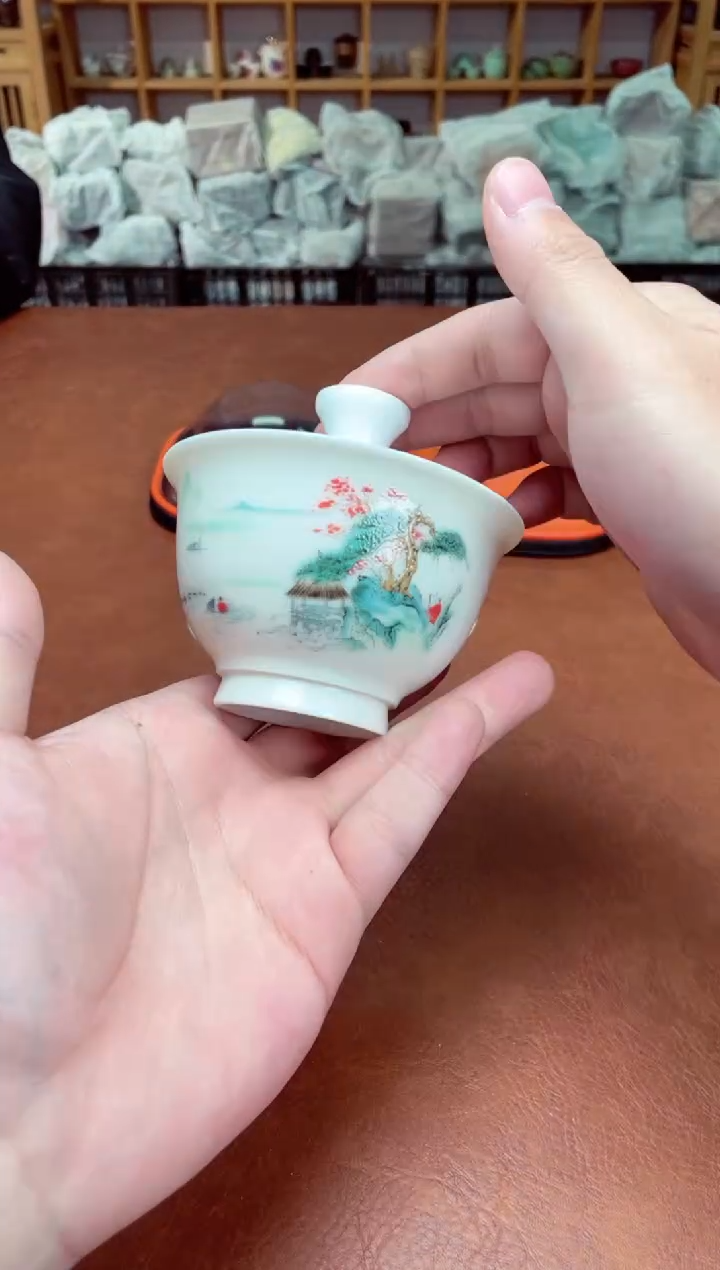 【闪购商品】摆件高端瓷器易仟杯茶器