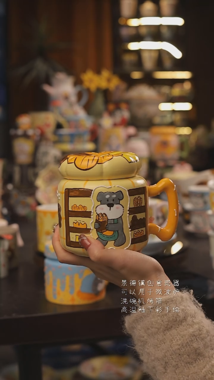 景德镇釉下彩绘设计师款式陶瓷
