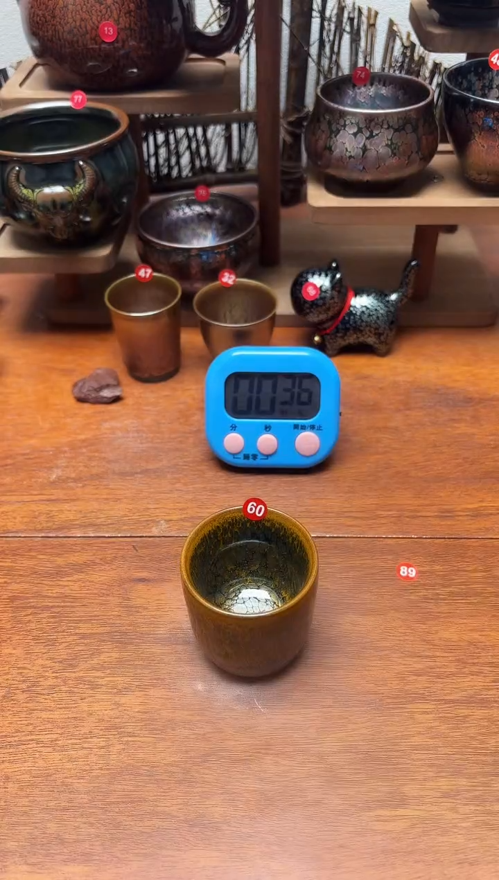 茶盏八*60号建盏工匠茶器