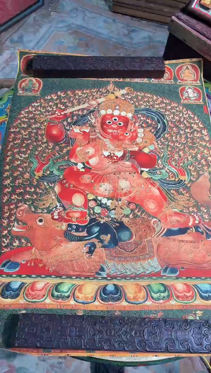 卷轴画路路的唐卡tk160