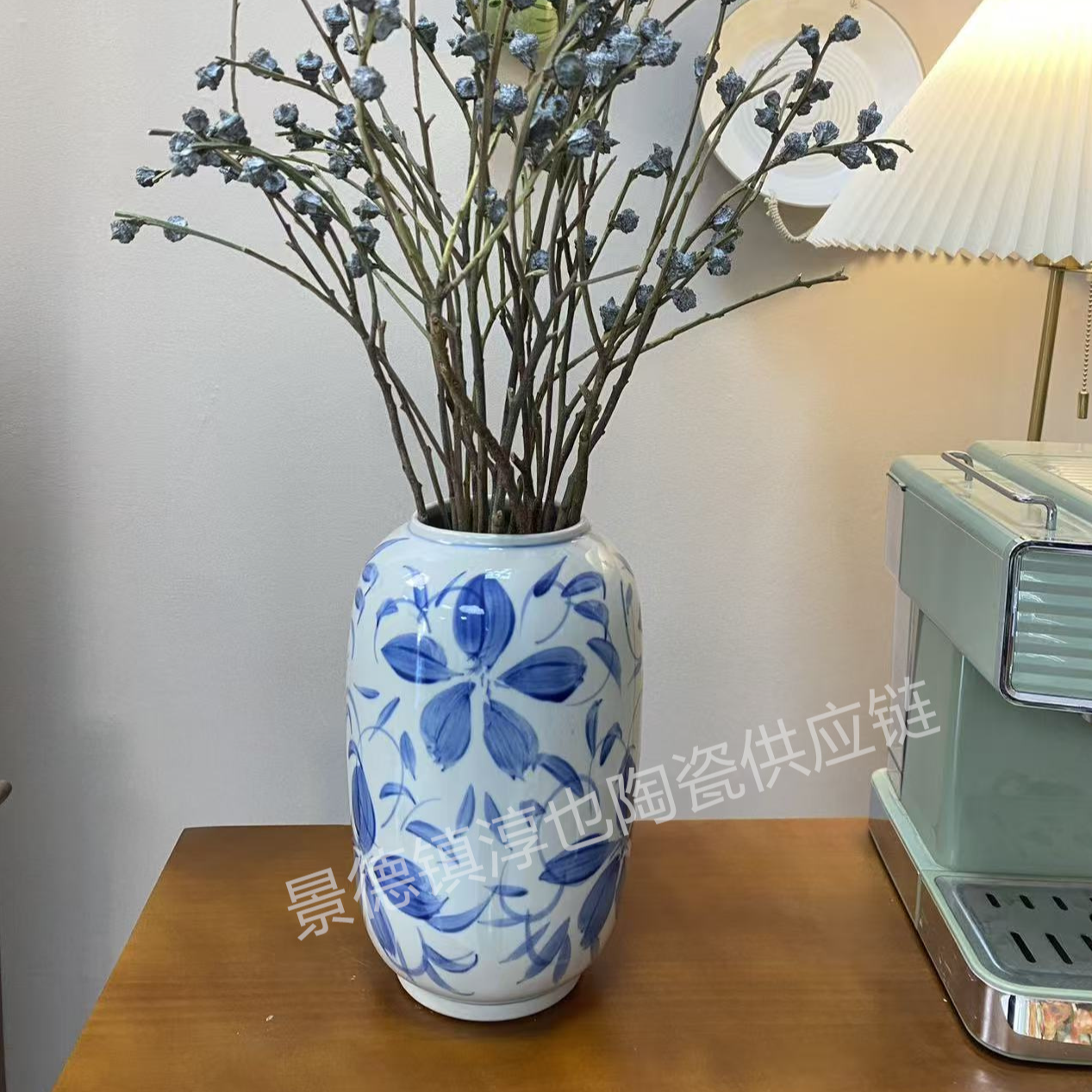 淳也-青蔓陶瓷花瓶 SE140-08-01 (高度27cm口径10cm)