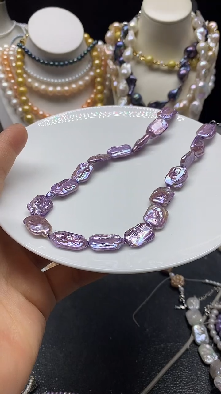 颈饰未镶嵌淡水珍珠多人