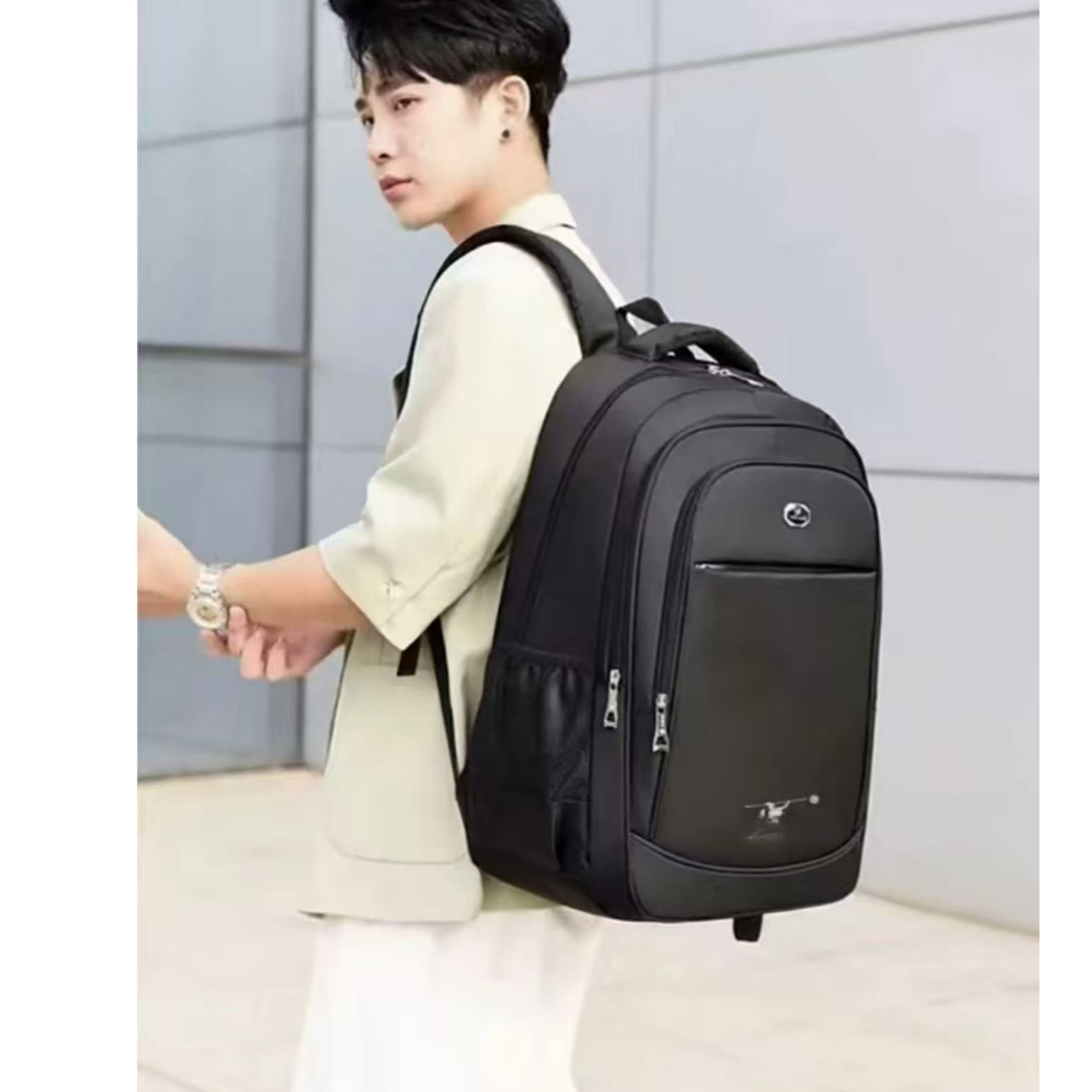 【黑背包】男女通用简约双肩包BSJ