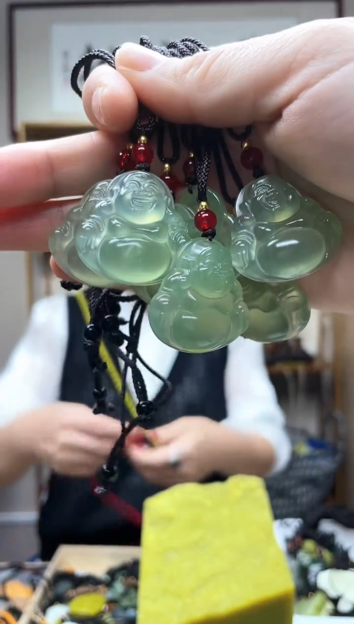 未镶嵌岫玉吊坠多样性发货拍一发一