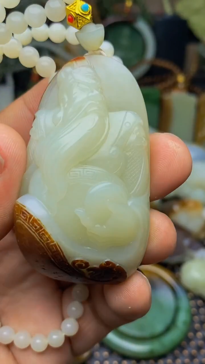 未镶嵌和田玉挂件1