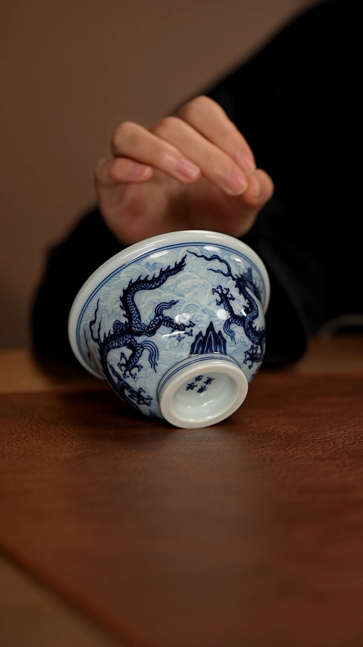 【闪购商品】瓷片景德镇斌芬陶瓷/龙压手