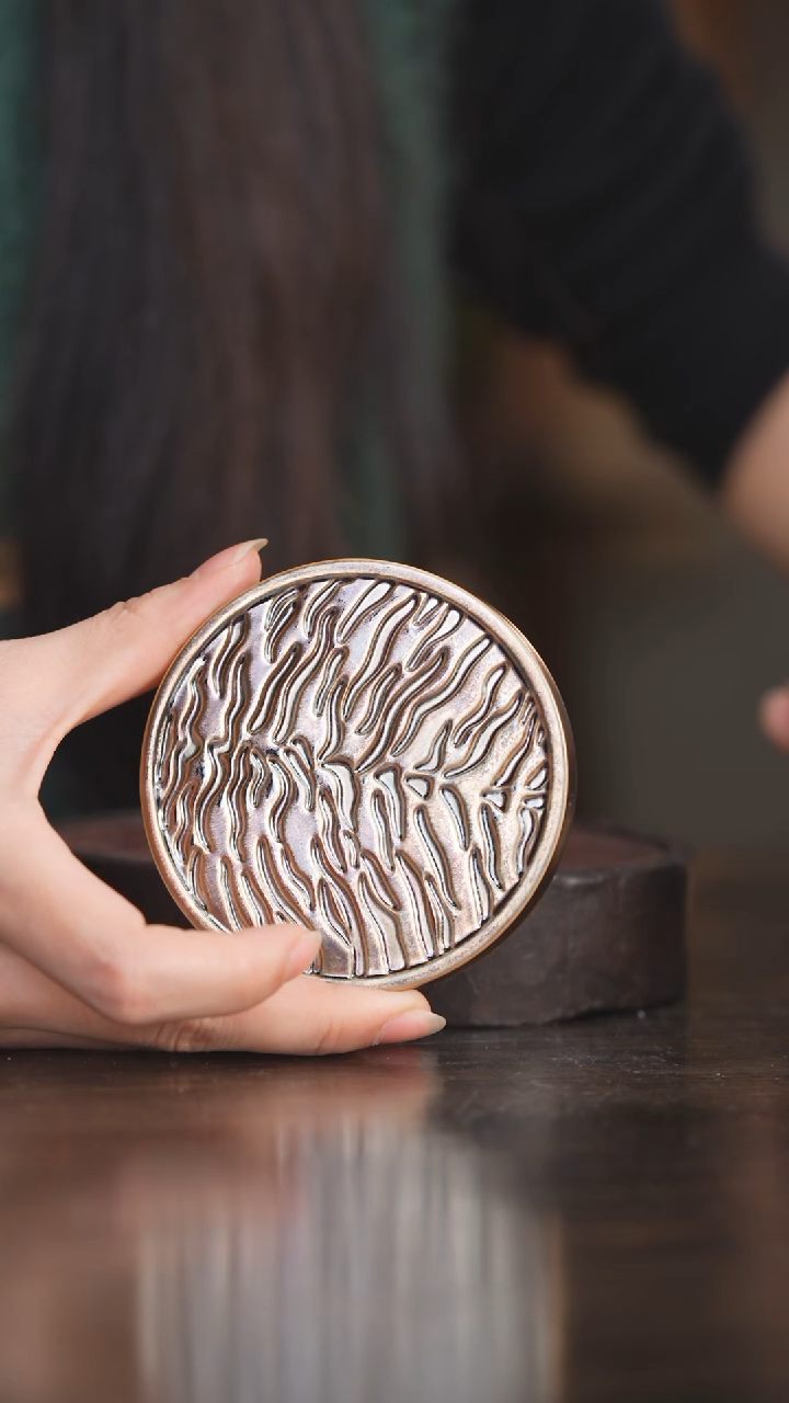 【闪购商品】杯75柴房陶瓷柴烧杯垫