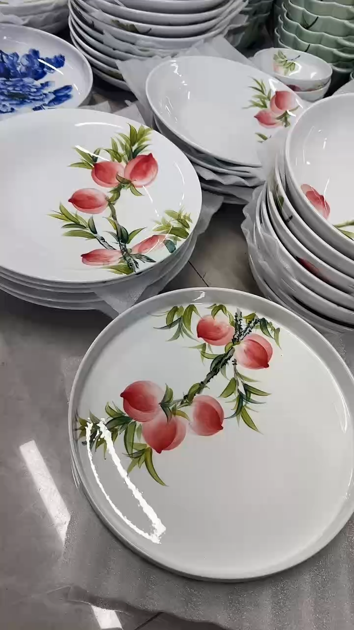 陶瓷景德镇高温手绘陶瓷—