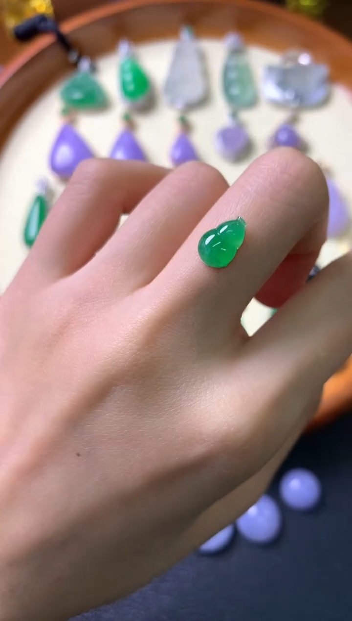 【闪购商品】定制翡翠未镶嵌裸石（镶嵌定制）