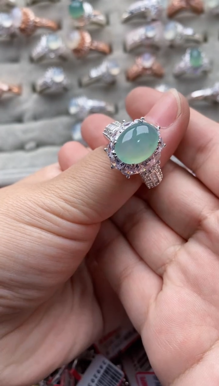 【闪购商品】翡翠戒指未镶嵌555555---710