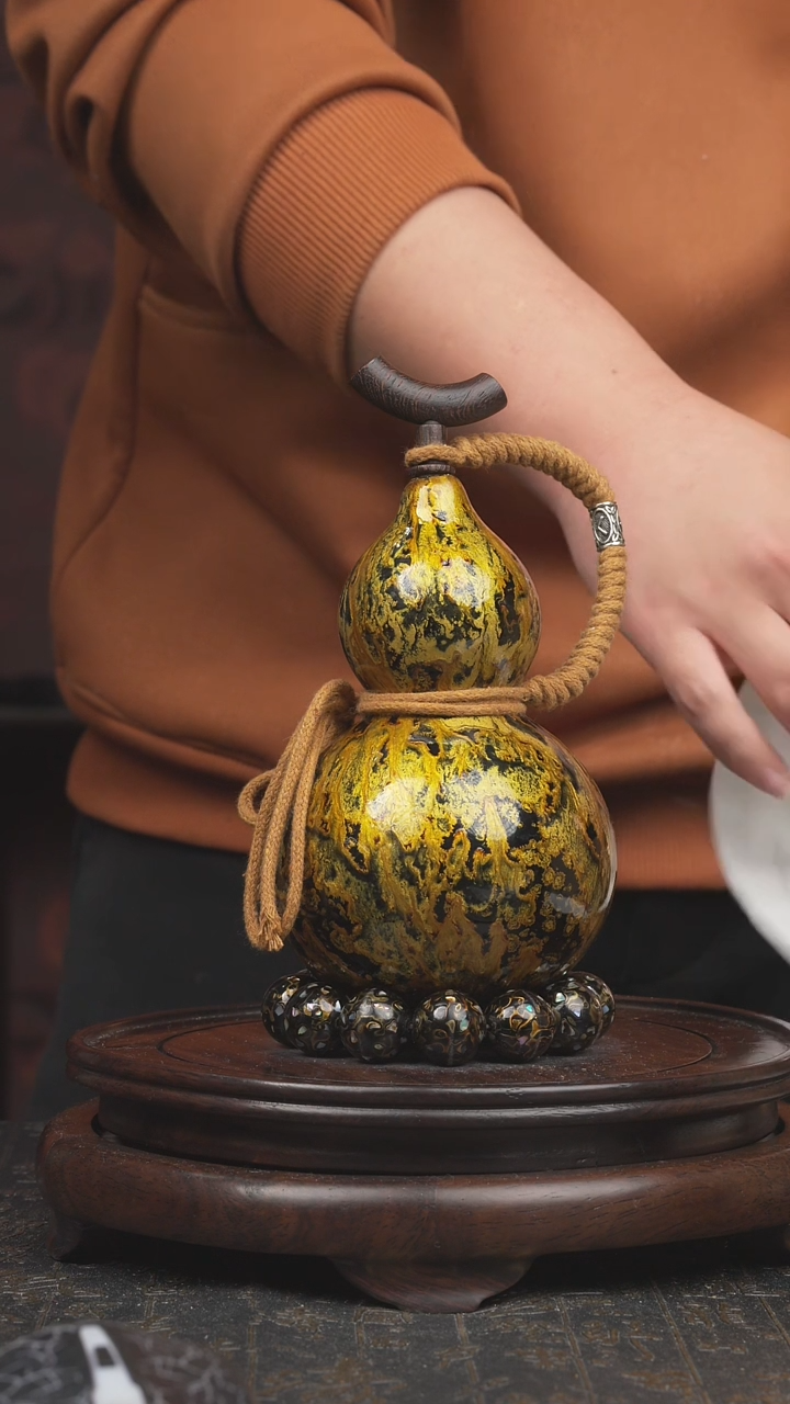 【闪购商品】1622号大漆酒葫芦  一物一拍