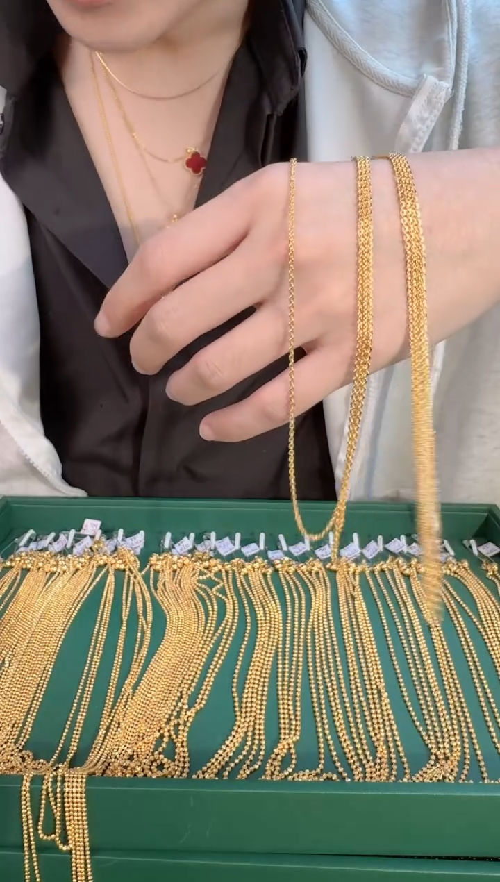 45cm固定不可调节加粗闪o链2.55g（多样性发货）