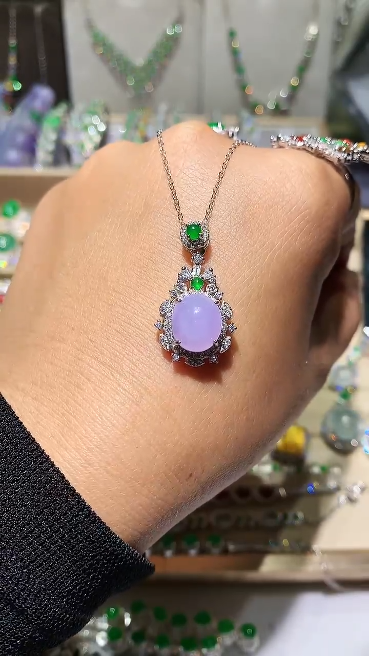 【闪购商品】翡翠颈饰未镶嵌吊坠