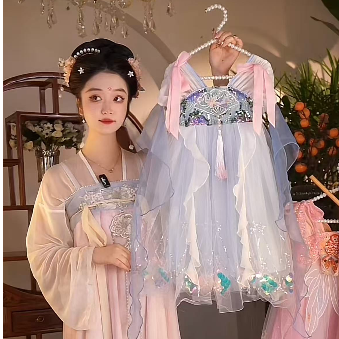 W【碧海星辰】2025新款女童国风仙气中国风夏季汉服2561