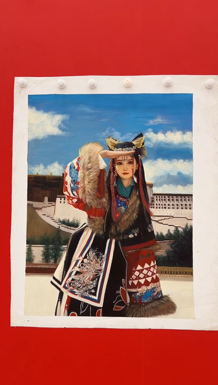 国画二郎老师油画精品