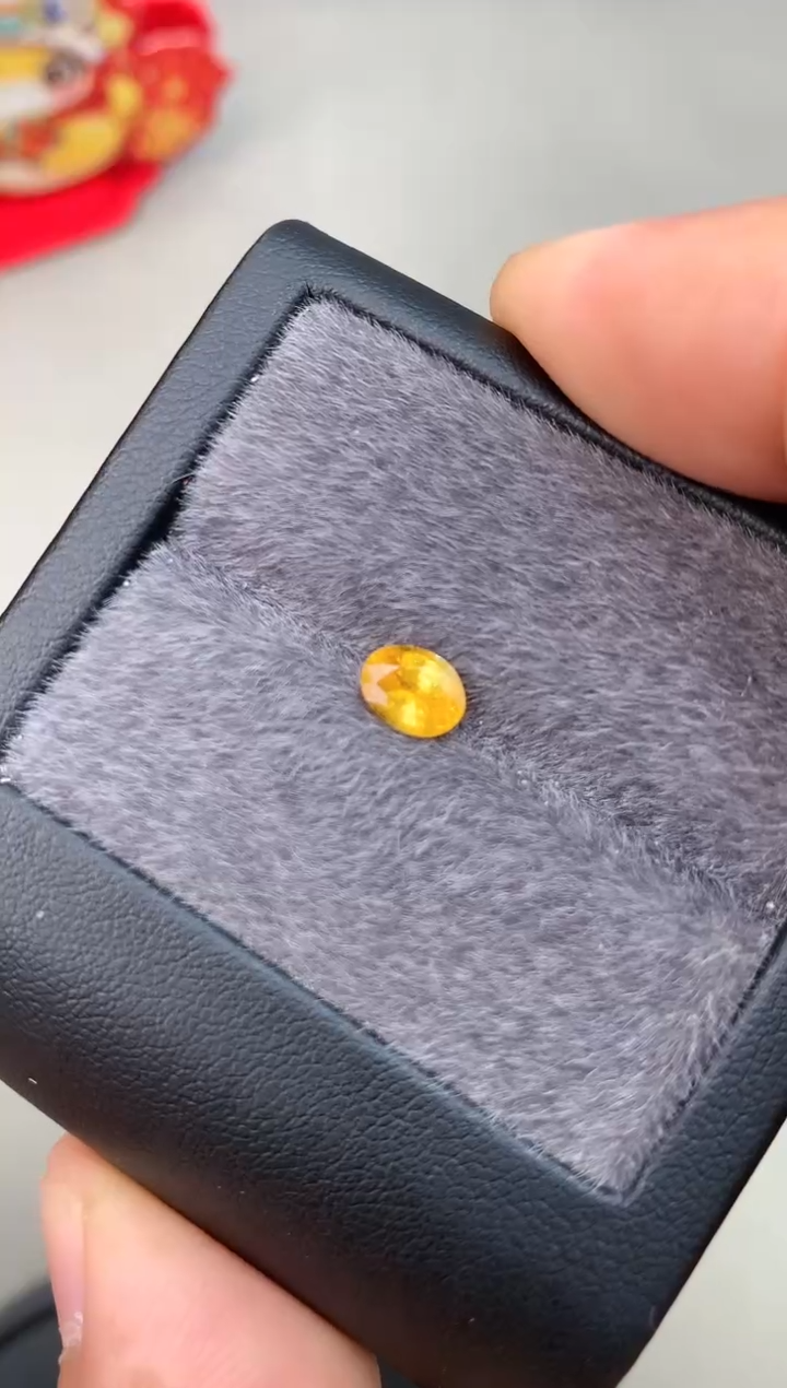 【闪购商品】定制蓝宝石裸石未镶嵌1.09ct 兰卡老烧蓝宝石