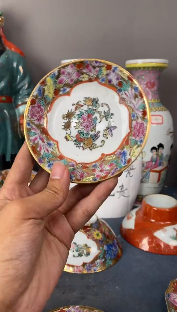 摆件陶567精品老厂瓷器（煤窑烧制）