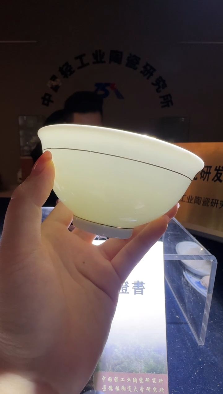 瓷滑石子描金正德碗