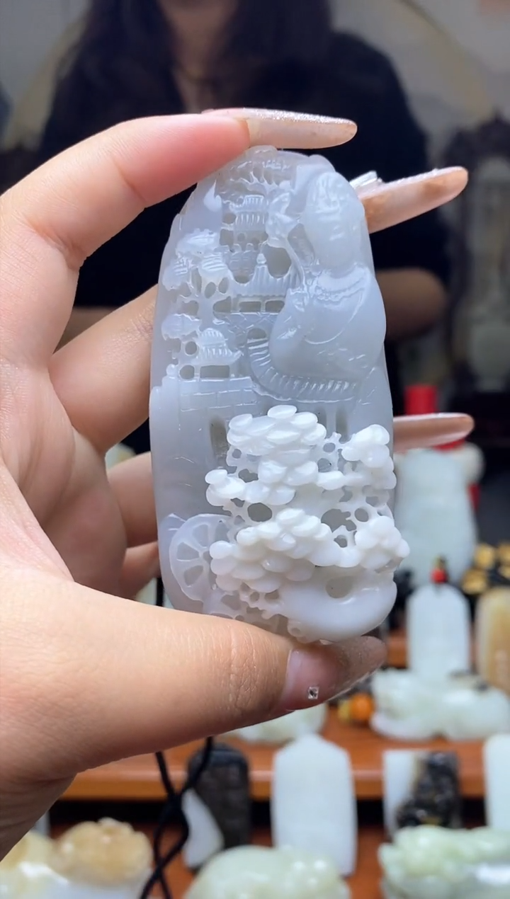 【闪购商品】和田玉吊坠未镶嵌34