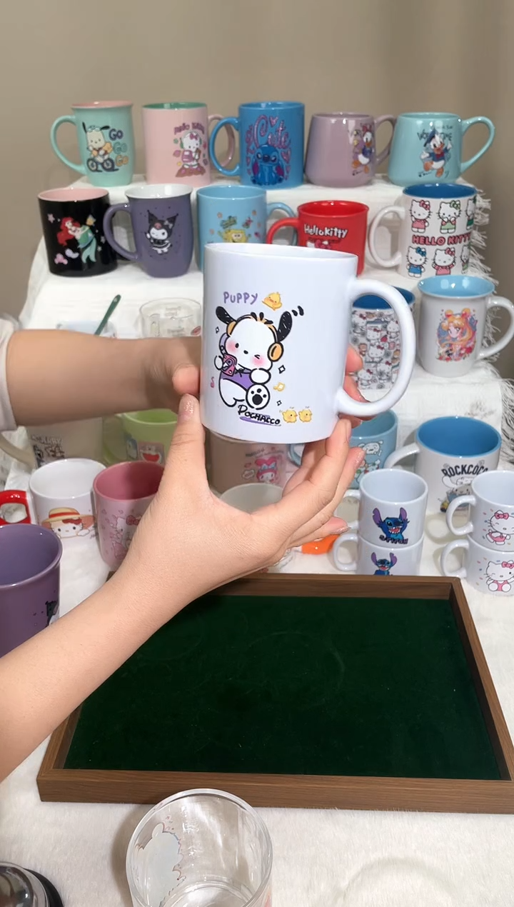 【闪购商品】陶瓷无盖款卡通陶瓷马克杯