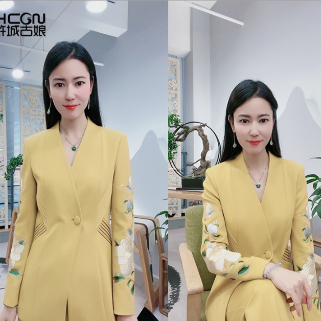 hcgn/浒城古娘中国风样衣22C18611