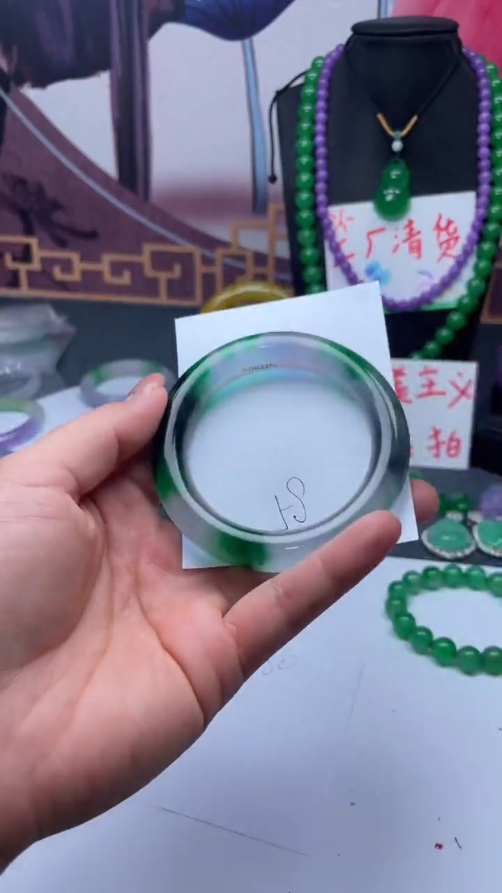 非金属仿水晶手镯 