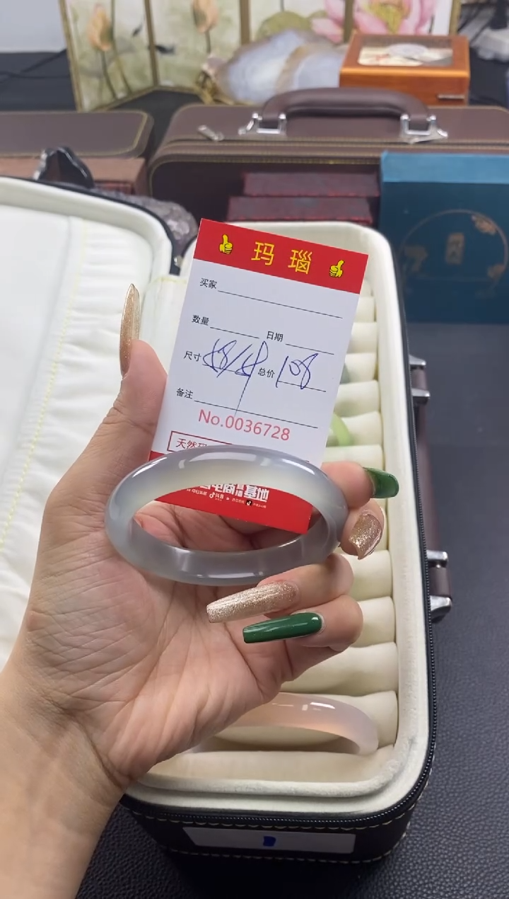 【闪购商品】玛瑙/玉髓手镯未镶嵌36728