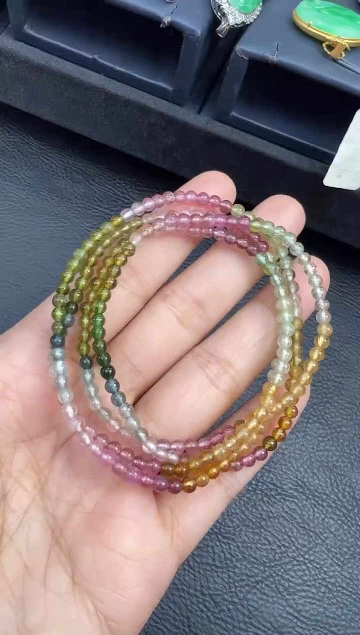 【闪购商品】碧玺手链未镶嵌碧玺手串
