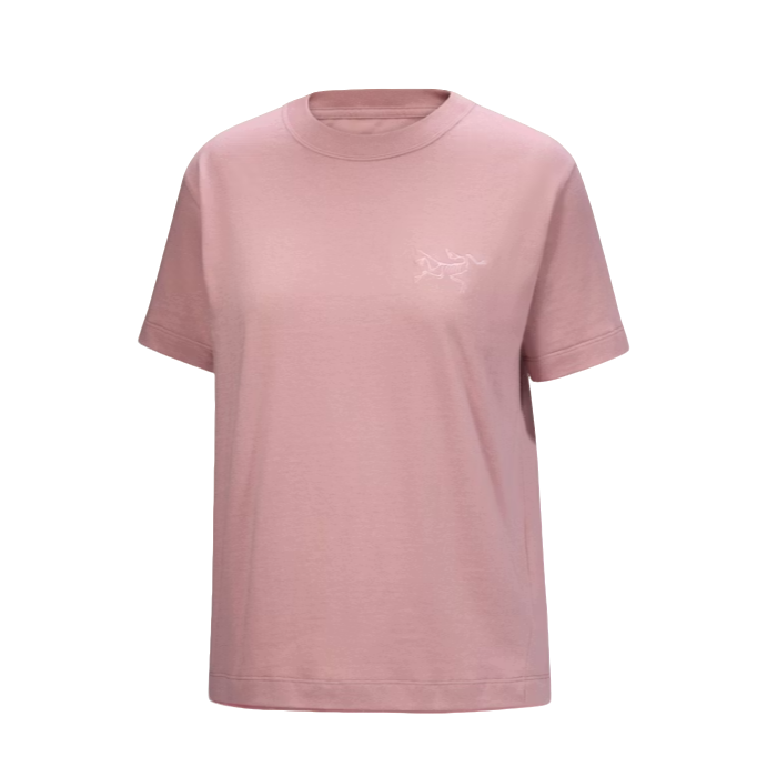 【美国直发】25年新女士厚款始祖鸟Kragg胸前刺绣小鸟标T恤 短袖