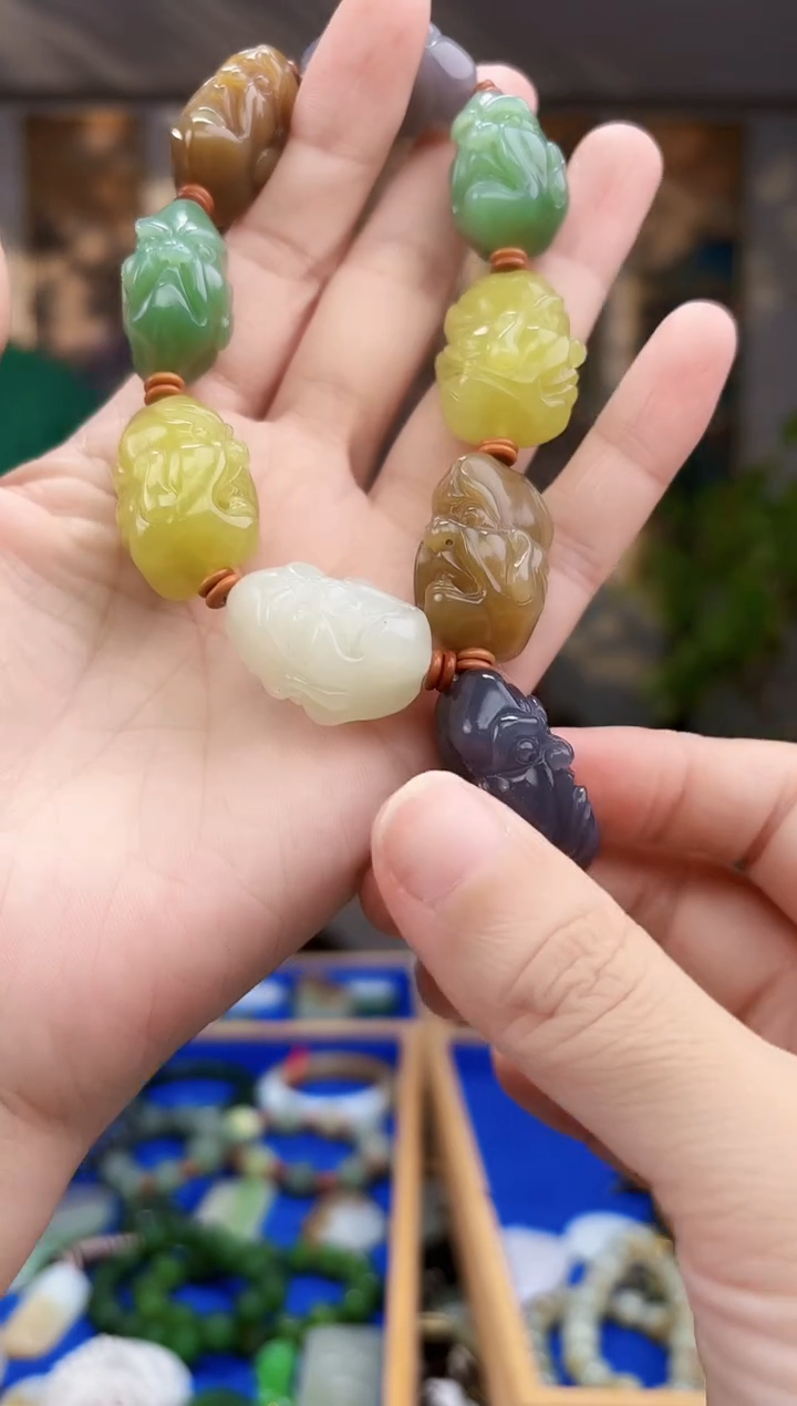 未镶嵌和田玉挂件拍一发一