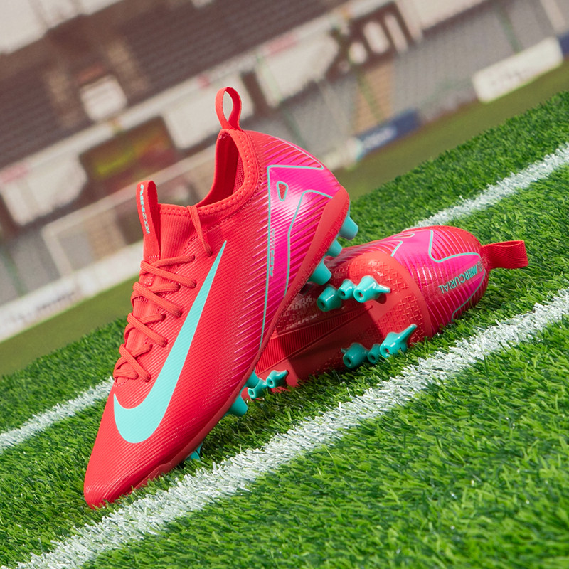 耐克2025春季大童女足AG钉鞋实战训练比赛人草足球鞋运动鞋