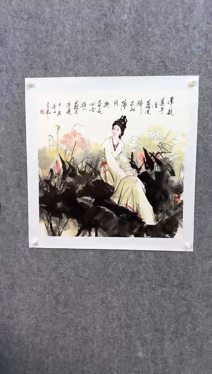 【闪购商品】国画ST-QZC人物绘画作品