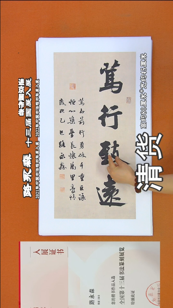 书法62a路永森书法作品