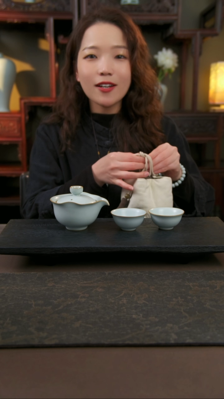 【闪购商品】杯逍遥望月1壶两杯，默认开片