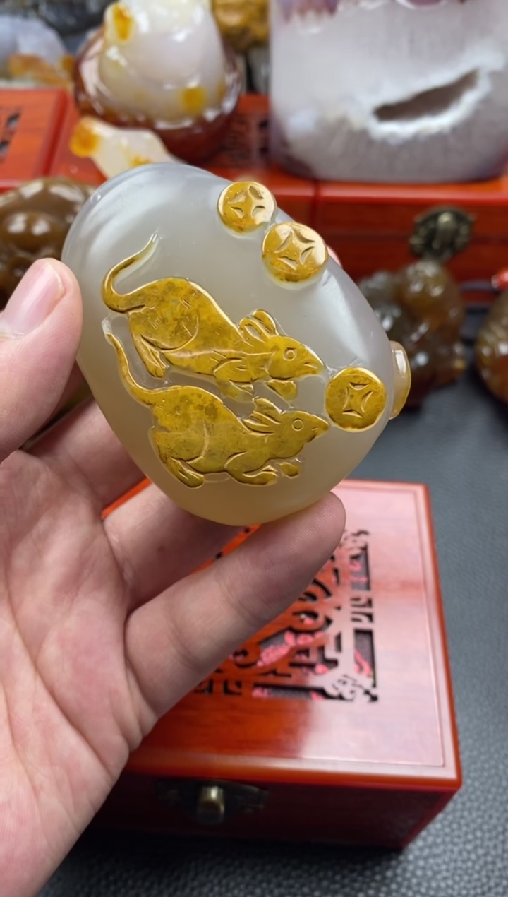 【闪购商品】玛瑙/玉髓手把未镶嵌00