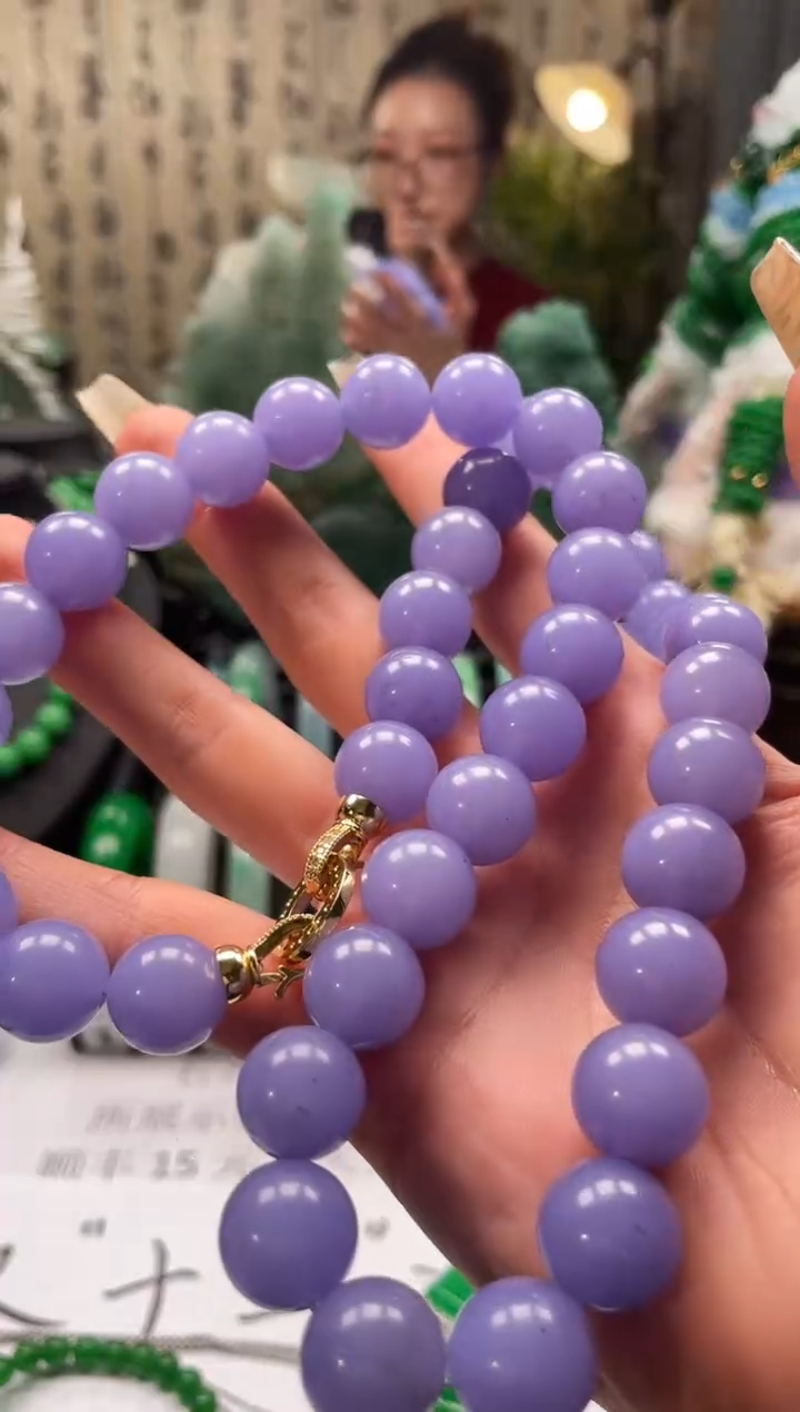 筱*阳静宝石英岩手串ZC