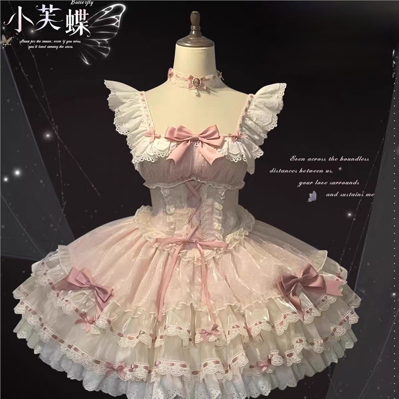【全款】小芙蝶lolita芭蕾风jsk公主裙生日礼服洛丽塔lolita小裙子