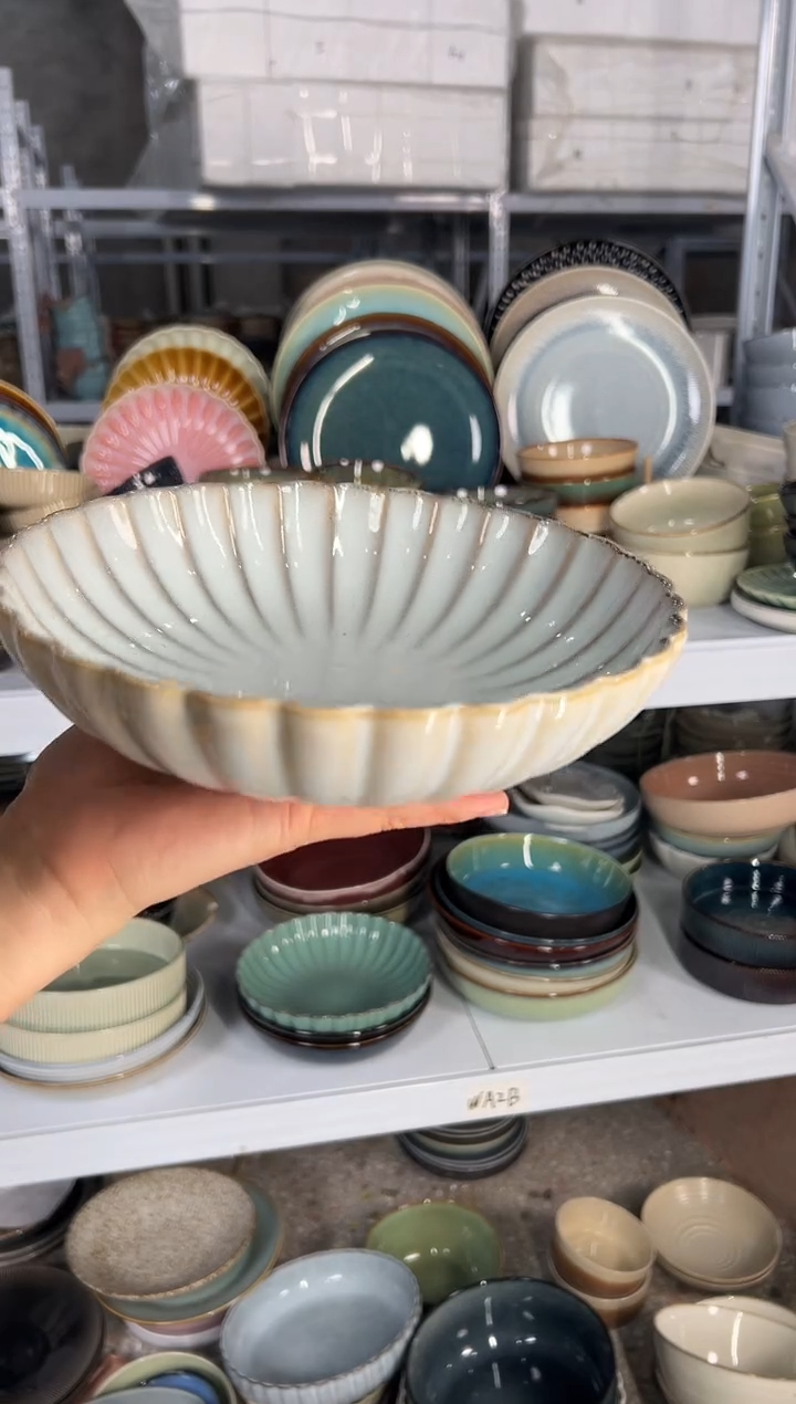 陶瓷外贸尾货瑕疵满20包邮X深盘