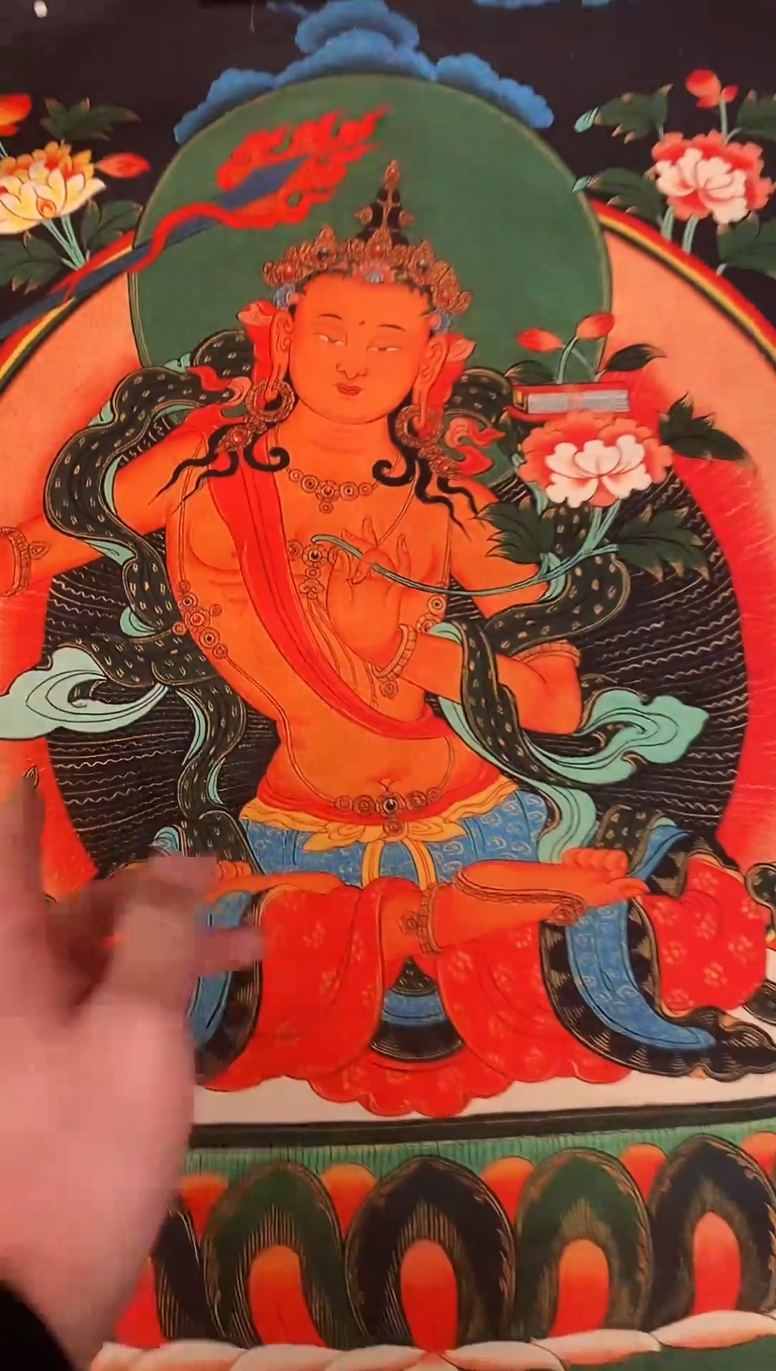 装裱画精美唐卡tk16320