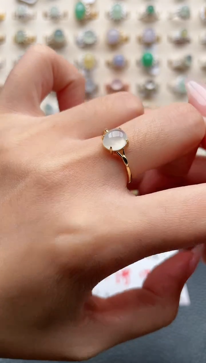 【闪购商品】翡翠戒指银S925镶嵌1111