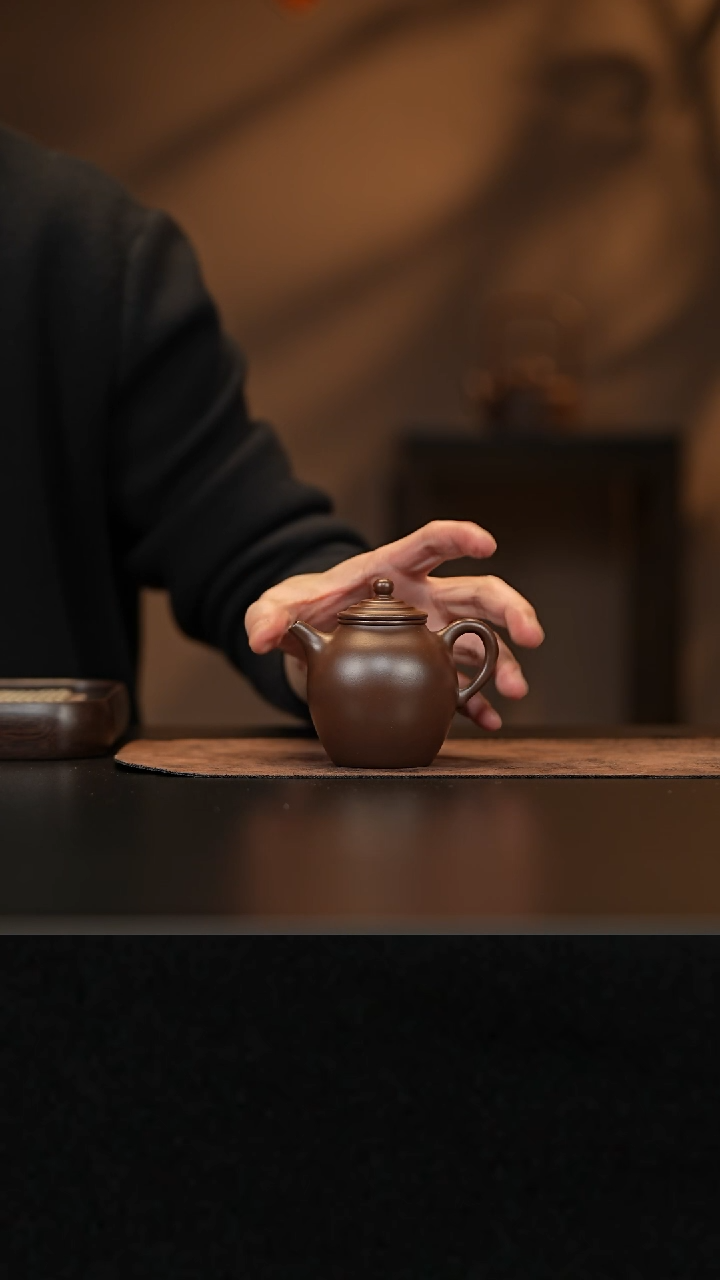 【闪购商品】紫砂茶壶允禾斋wtf 紫泥 橄榄 180cc
