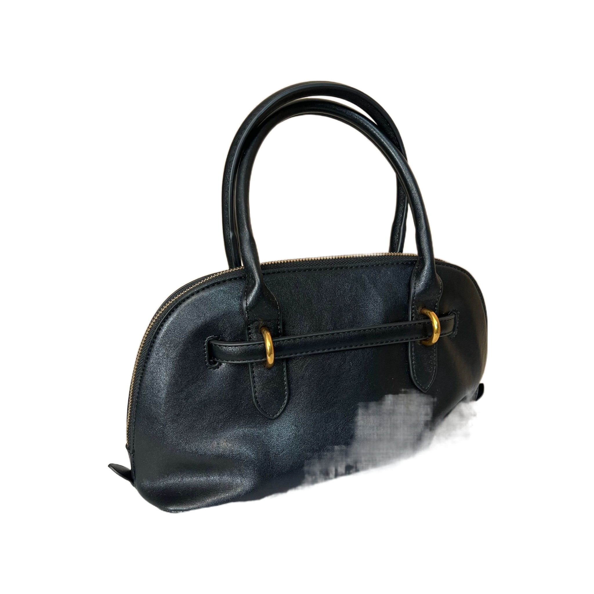 TOLEX2025新款手工百搭女包贝壳黑色时尚33cm