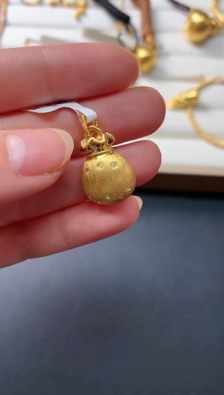 【闪购商品】定制足金吊坠(不含链)D40|2180