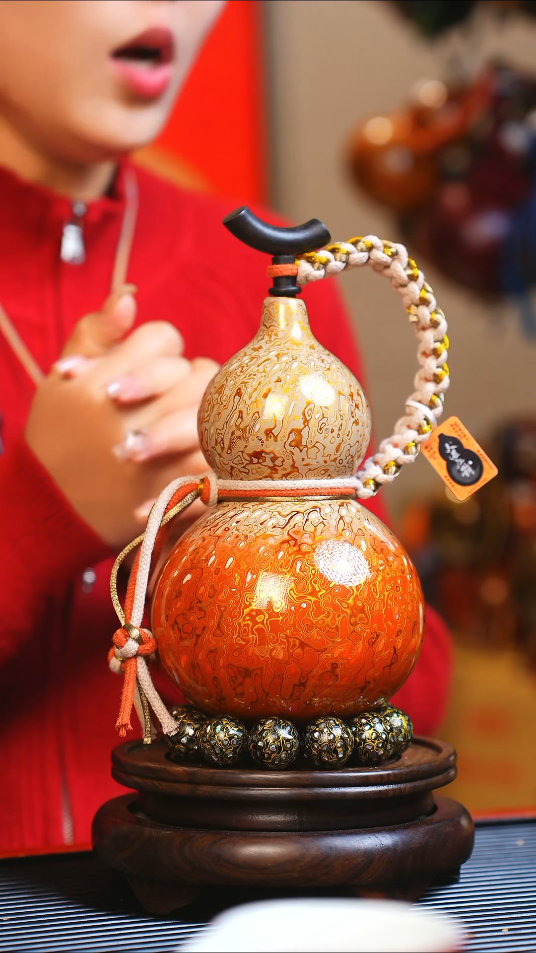 【闪购商品】JP125大师姐臻选非遗大漆酒葫芦